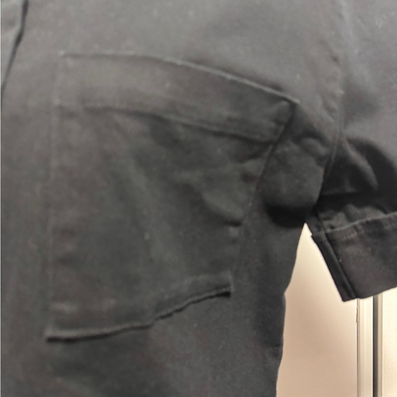 Oak + Fort Denim Cropped Short Sleeve Top - Picture 9 of 11